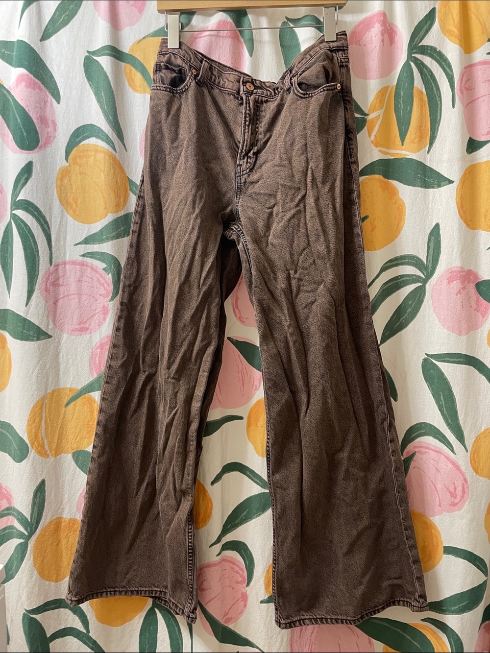 GAP Brown baggy Wide-Leg Jeans